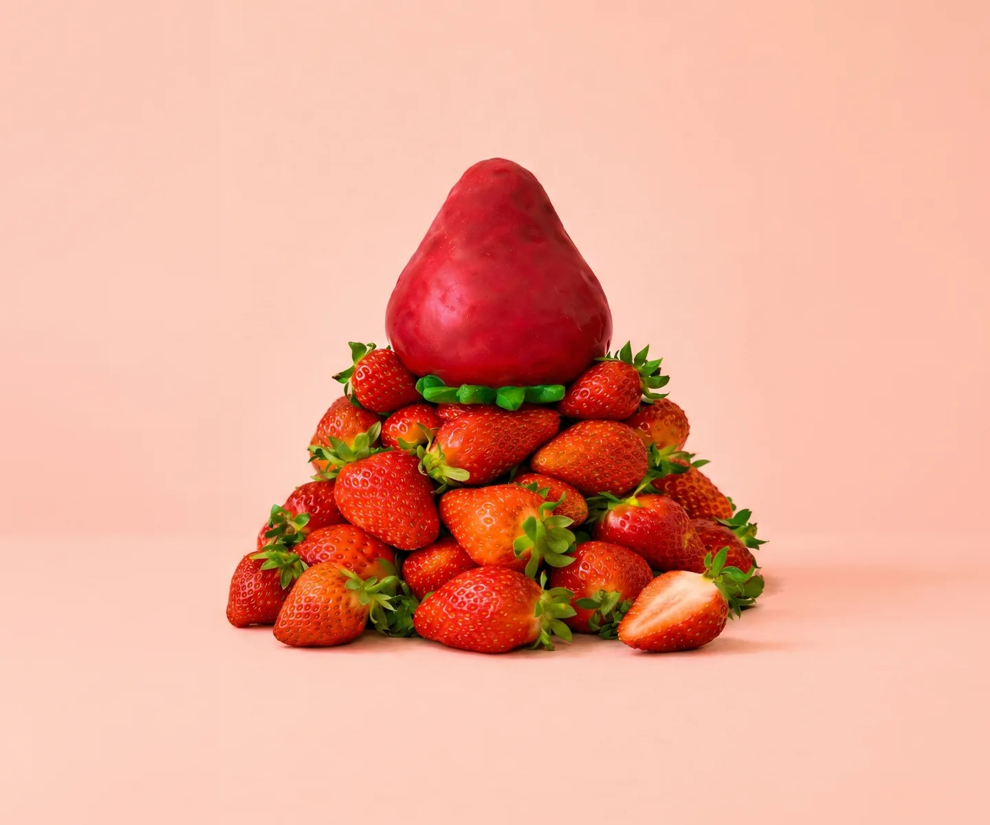Strawberry dessert campaign visual