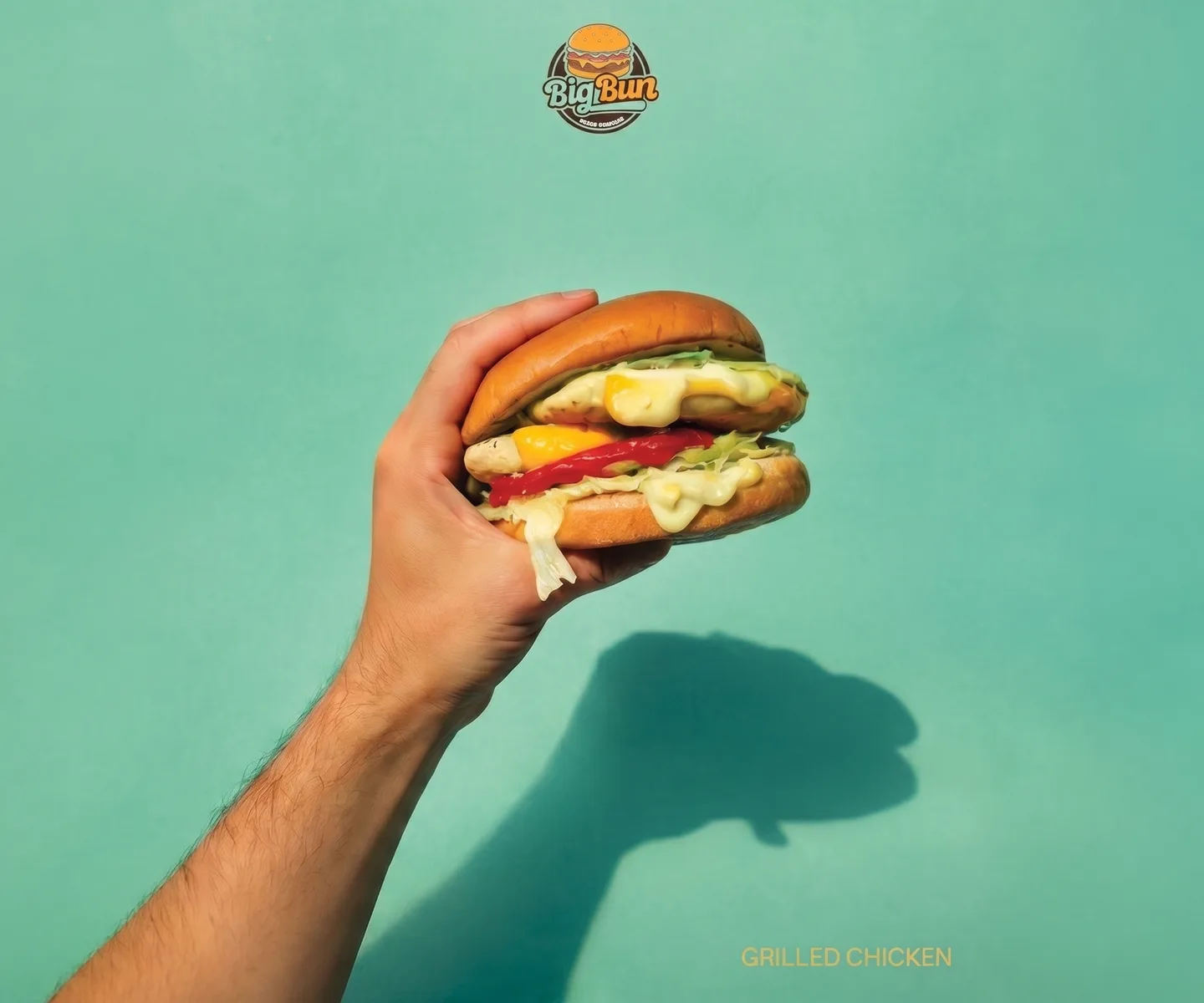 Big Bun burger campaign visual